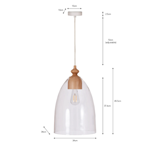 Garden Trading Large Bloomsbury Pendant Light